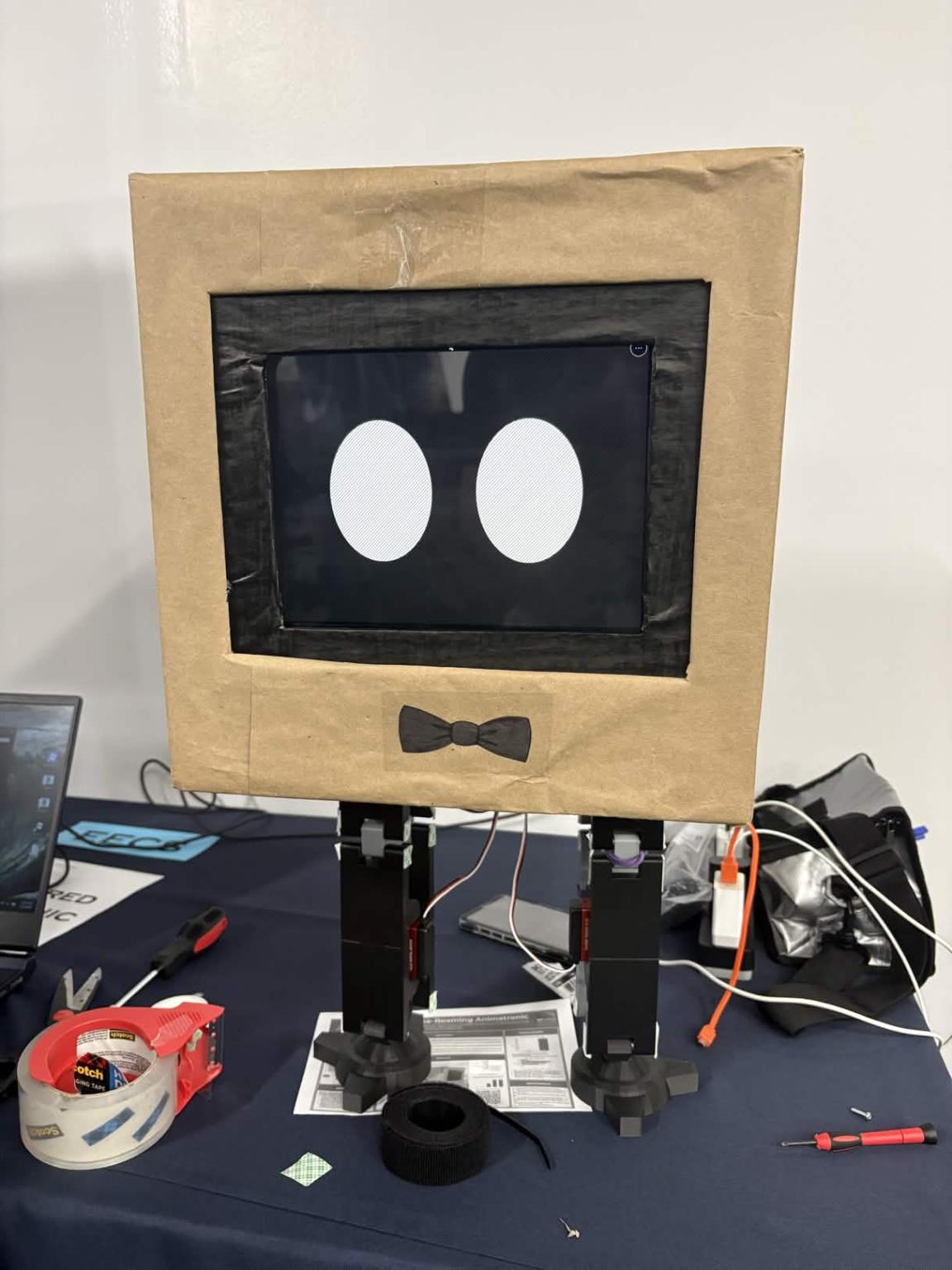 Boxley the AI-Powered Free-Roaming Animatronic