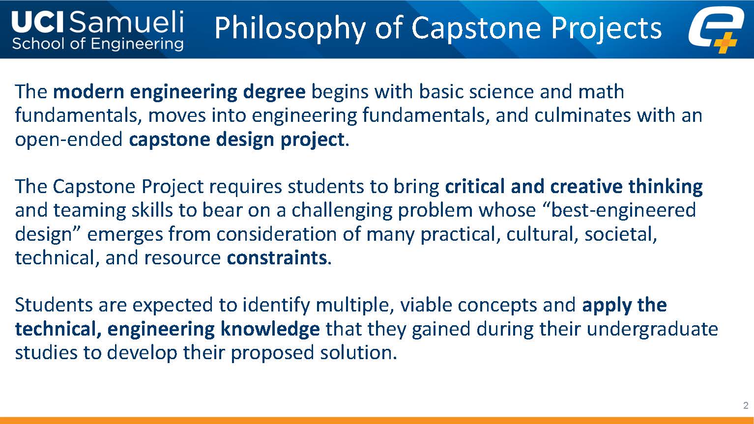 MAE capstone project slide 2