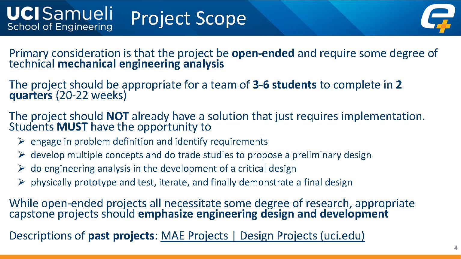 MAE capstone project slide 4