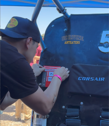 Fig. 3 The final sticker showing the car has passed technical inspection.