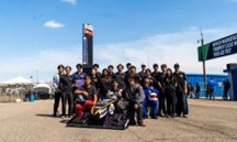 Fig. 1 UCI FSAE IC team arrives at the Michigan Speedway.