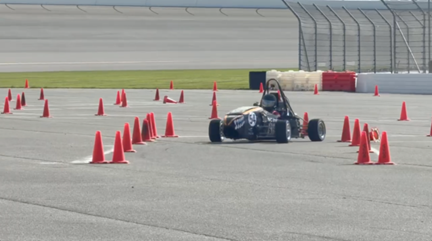 Fig. 4 UCI competing in the Autocross event.
