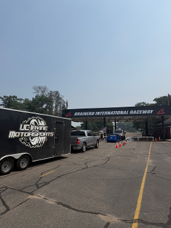 Fig. 1 UCI Solar Car team arrives in Brainerd, MN for the Formula Sun Grand Prix.