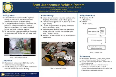 Semi Autonomous Vehicle System