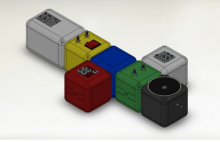 CAD Diagram of Full Block Configuration