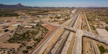 Siempre Viva Road overpass between SR-11 and Otay Mesa East Port of Entry