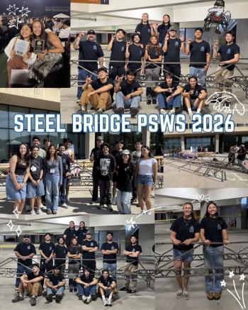 Pictures of UCI Steel Bridge and their project.