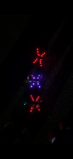 Image showing 3 Light Show Drones